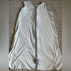 Burt's Bees Baby Sleep Sack with Gray and Yellow Bee Pattern size L